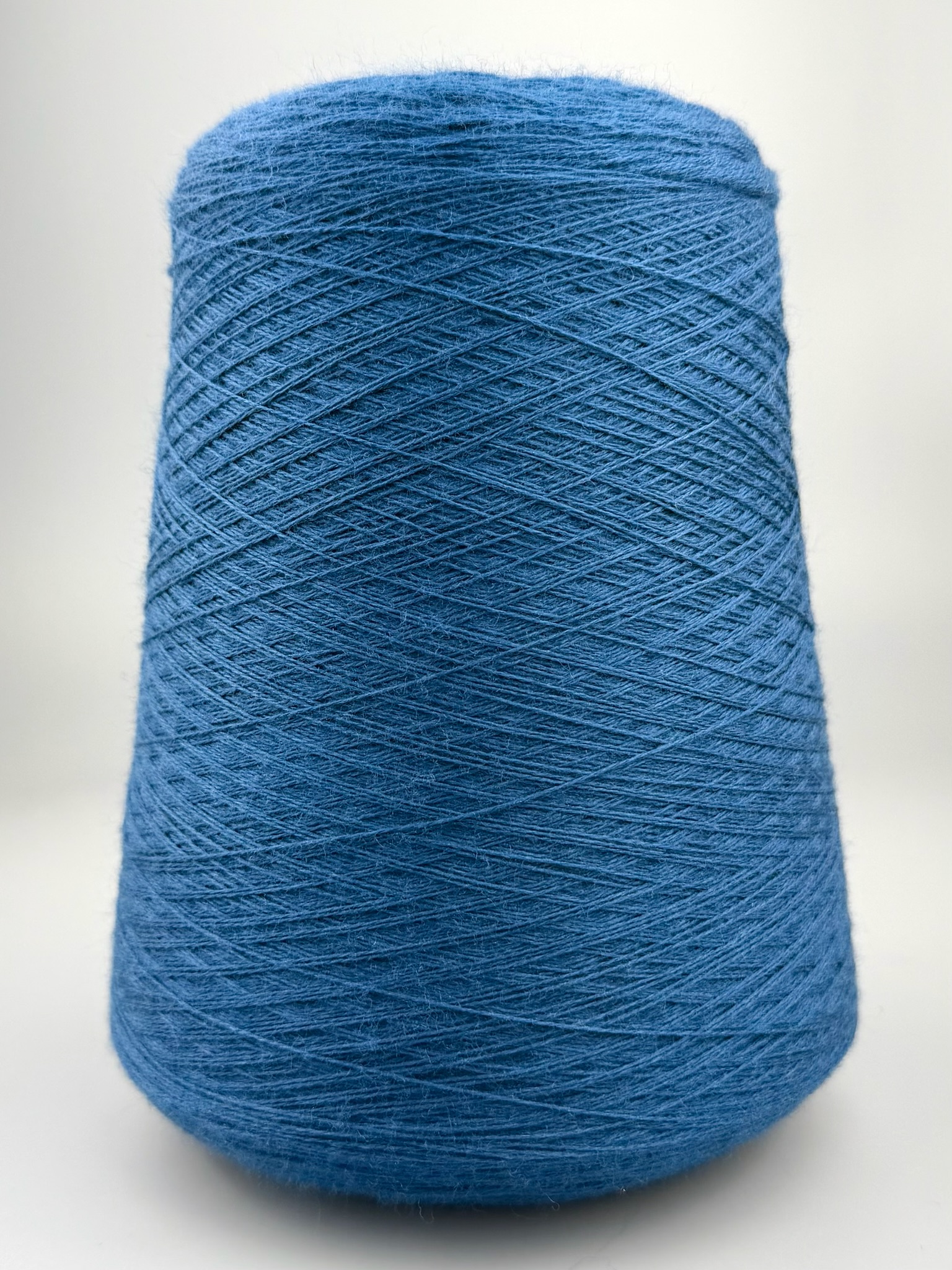 Zegna Baruffa Cashwool 2/30 – Extrafeines Merinogarn Tiefes Jeansblau foto 2